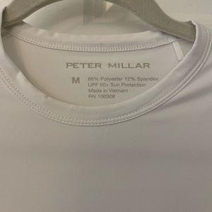 Peter Millar White short sleeve performance T